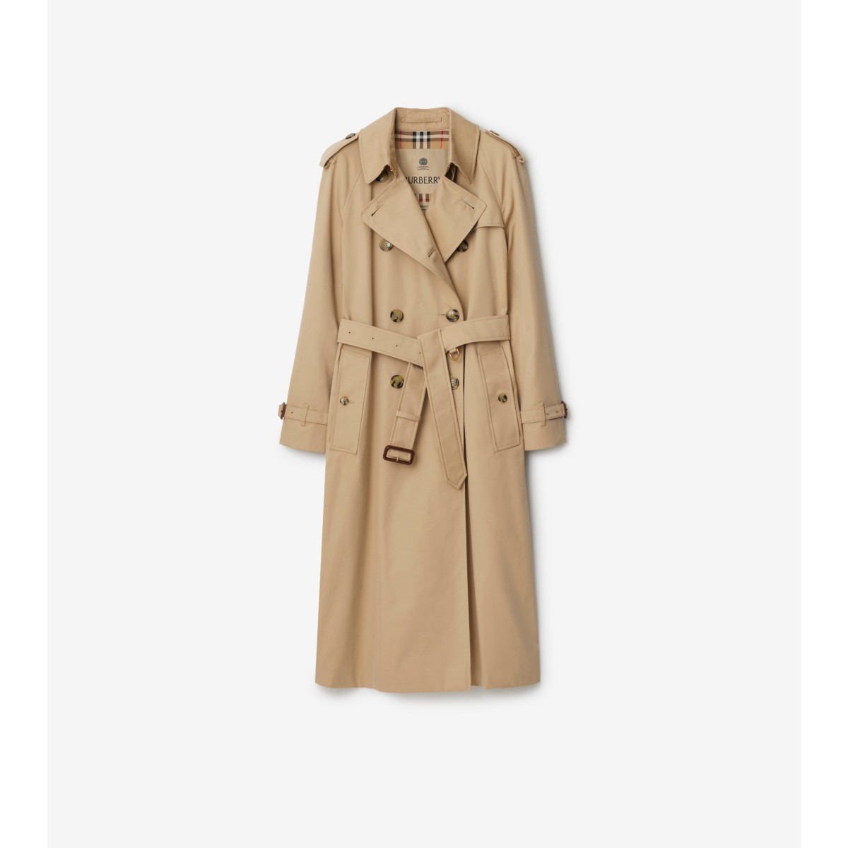  Check Long Waterloo Heritage Trench Coat