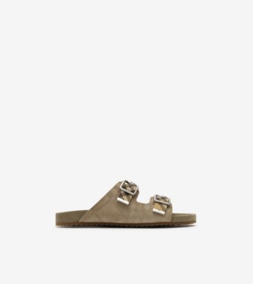 Check Suede Urchin Sandals in Sparrow beige - Men | Burberry® Official