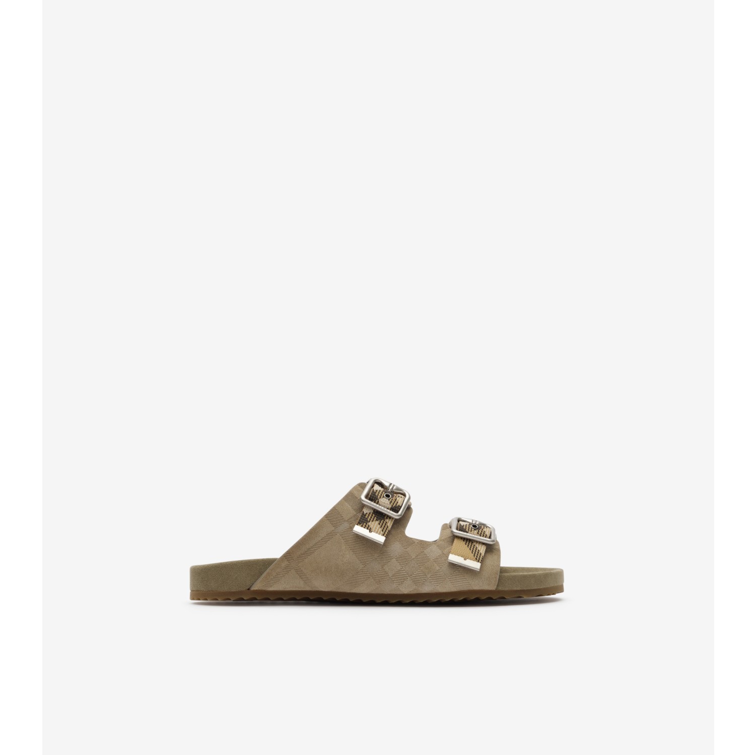 Sandali Urchin in pelle scamosciata Check