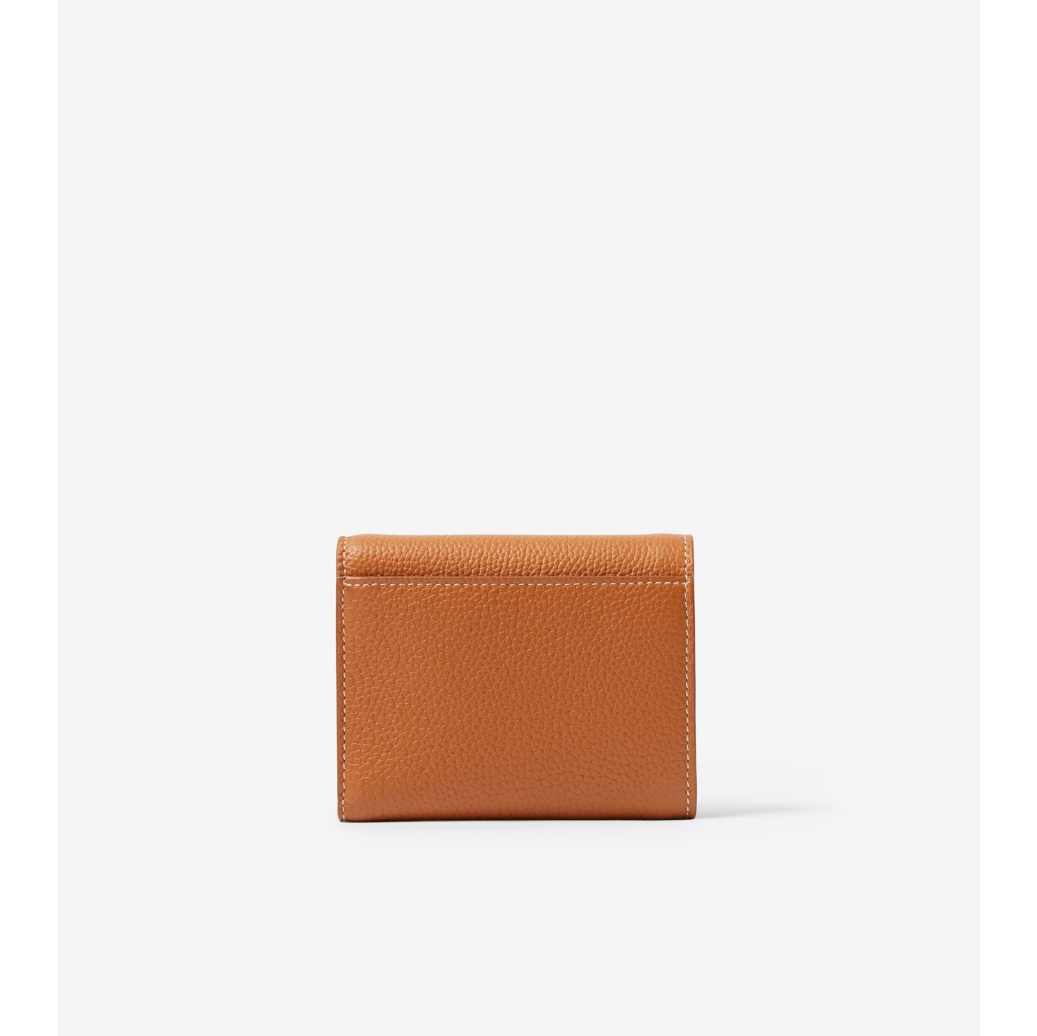 Folded Compact Wallet in Grained Calfskin