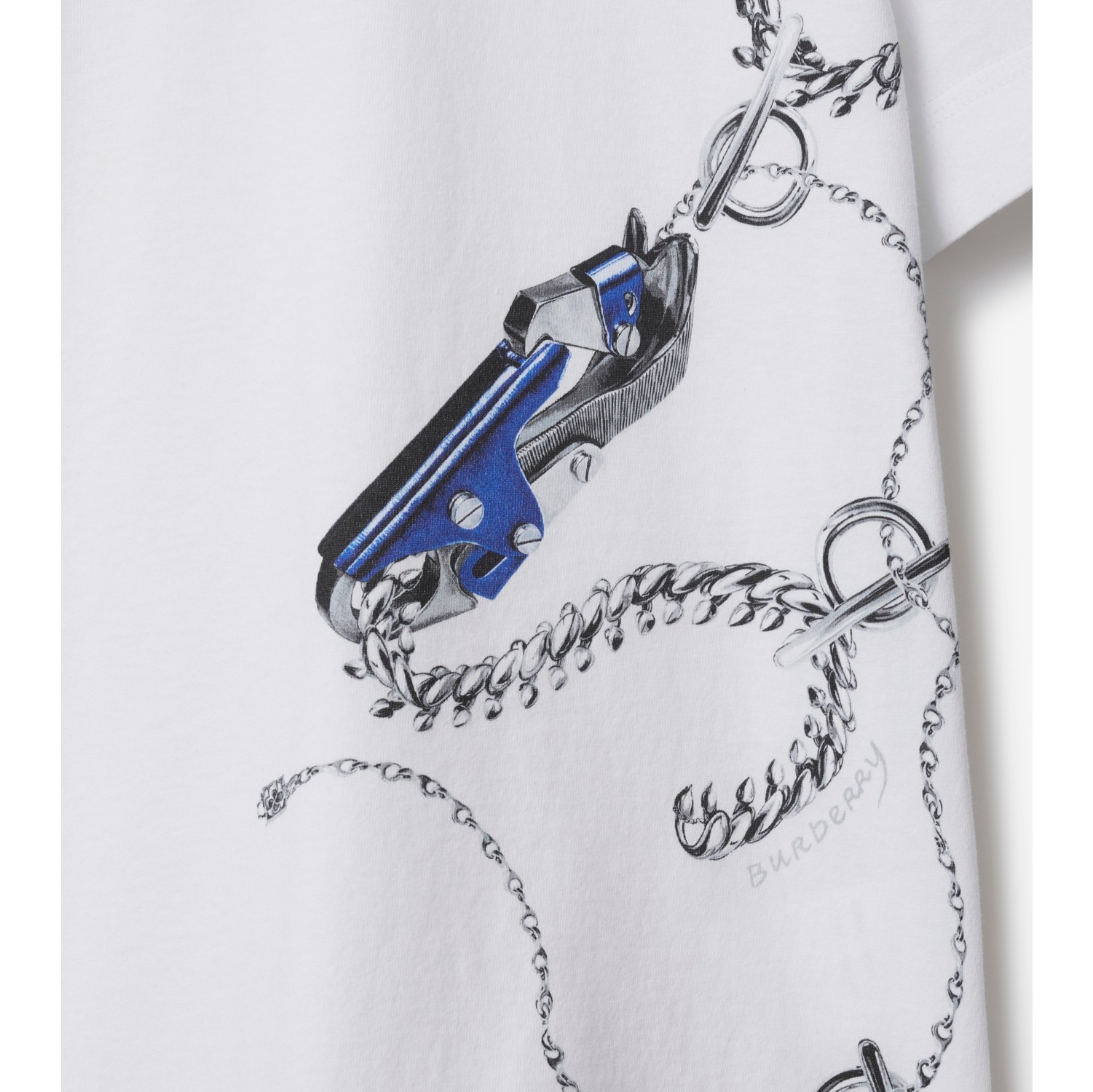 Boxy Knight Hardware Cotton T-shirt - Women | Burberry® Official