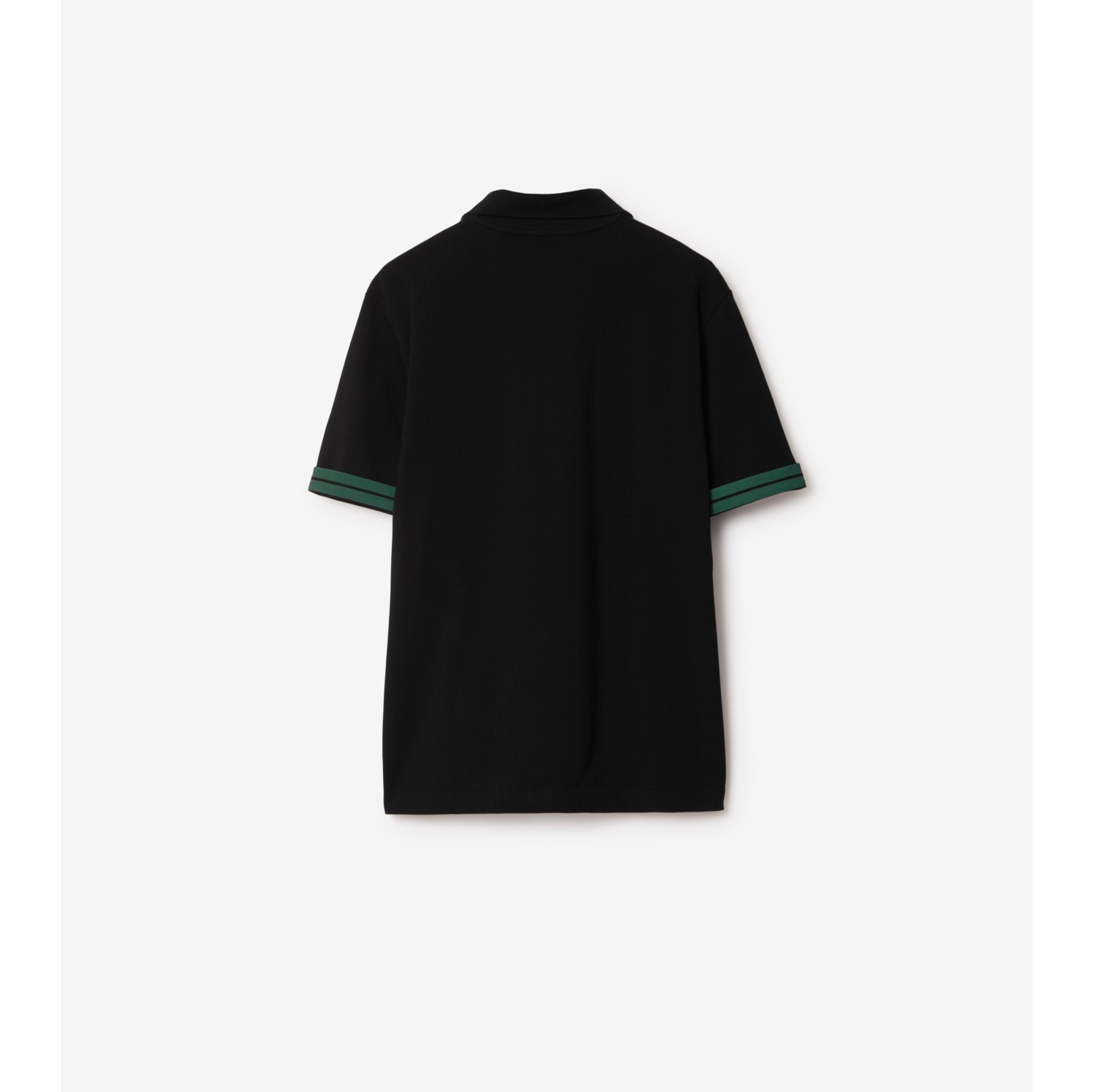 Cotton Polo Shirt in Black - Men | Burberry® Official