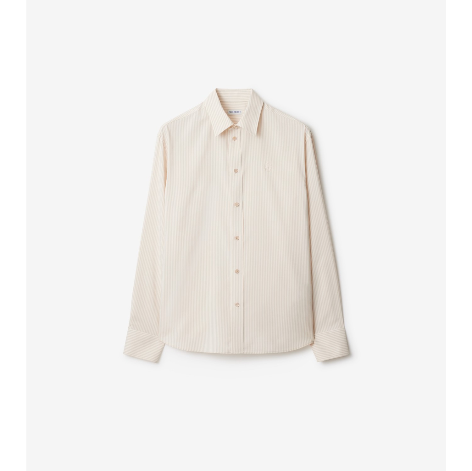 Relaxed Fit Striped Silk Shirt