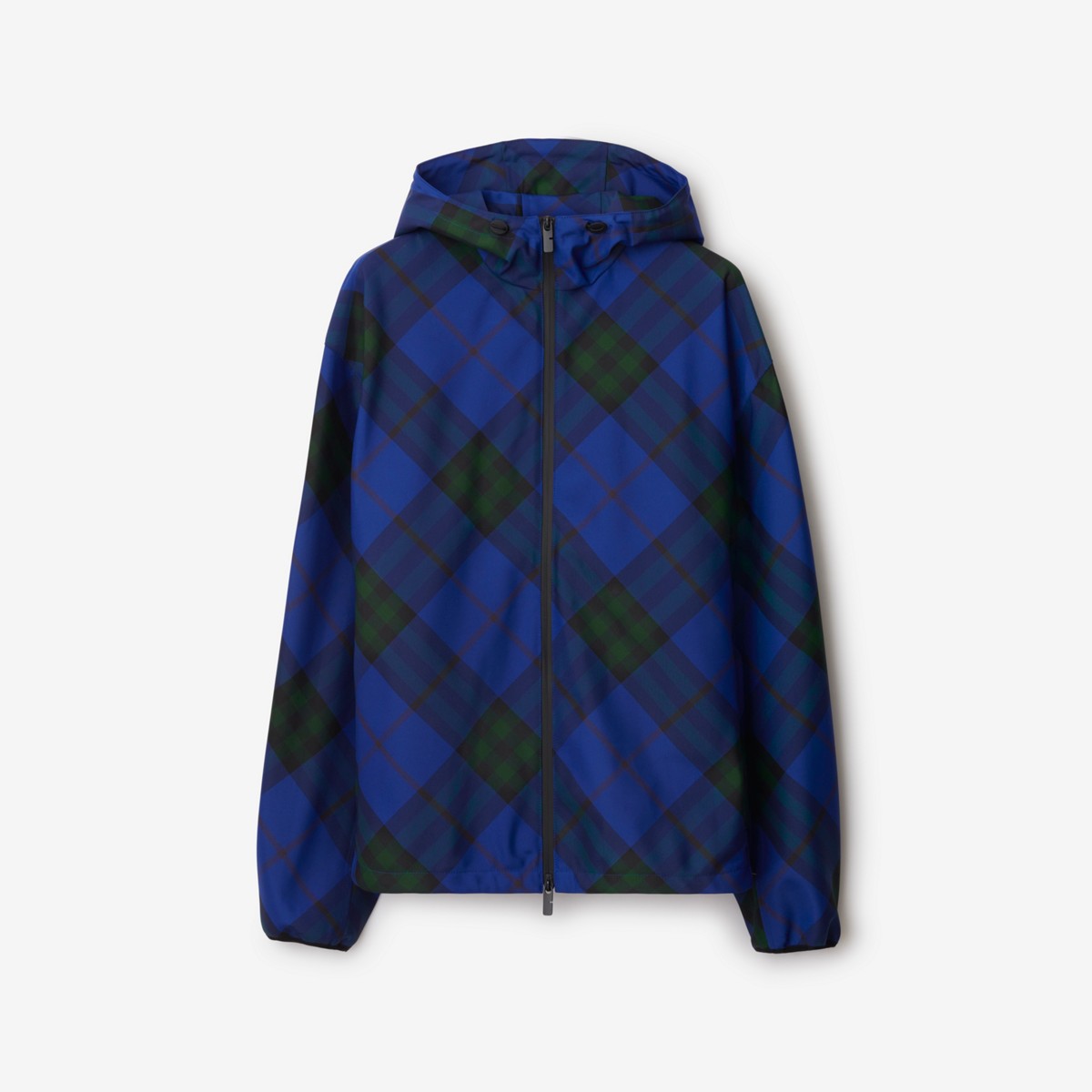 Shop Burberry Check Jacket In Knight