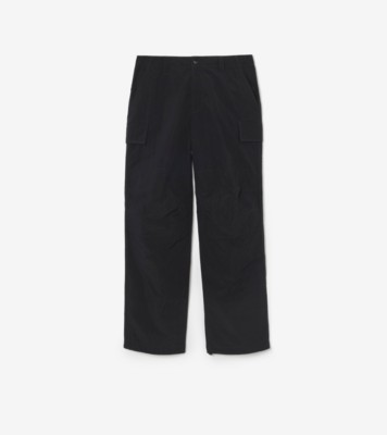 Nylon Cargo Trousers in Navy - Men | Burberry® Official