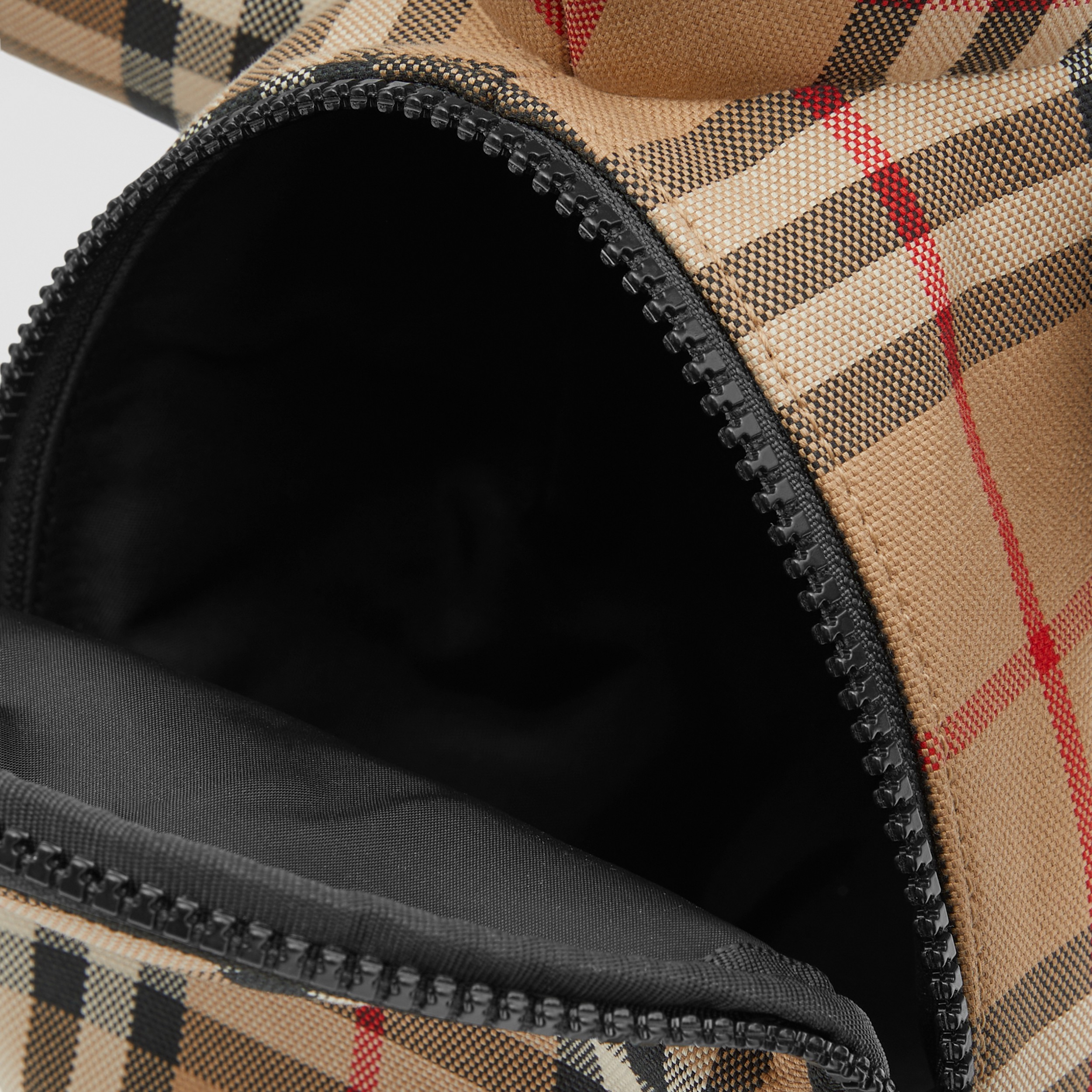 Exaggerated Check Thomas Bear Bum Bag in Archive Beige - Children | Burberry® Official - 4