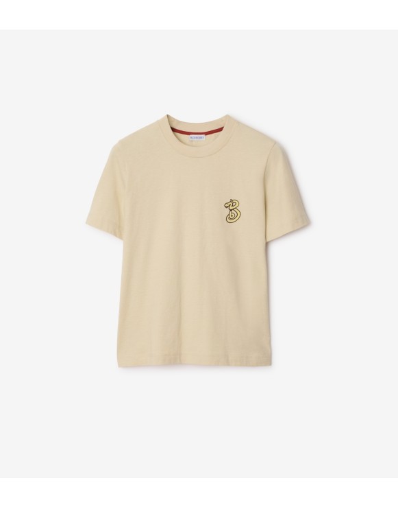 B Snake Cotton T-shirt