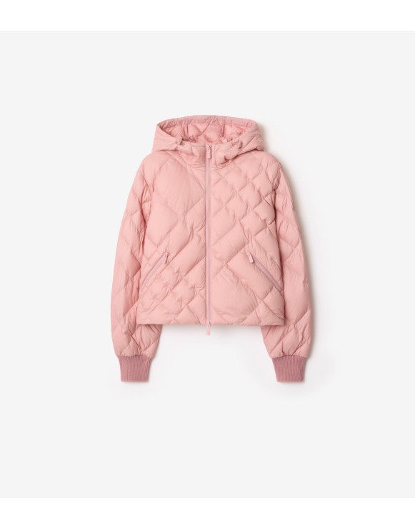 Chaqueta de plumas Delley en nailon acolchado a cuadros