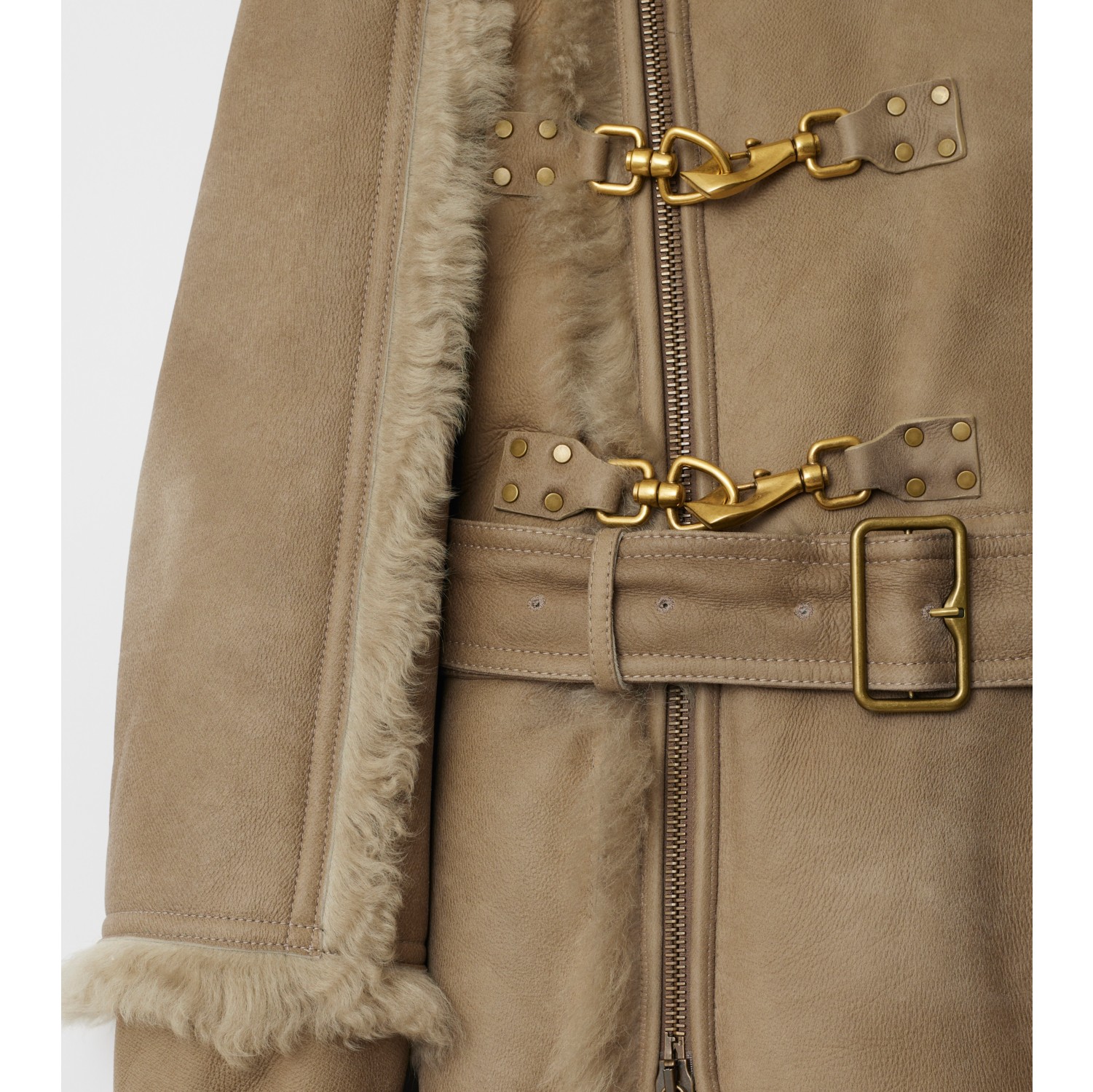 Manteau en shearling