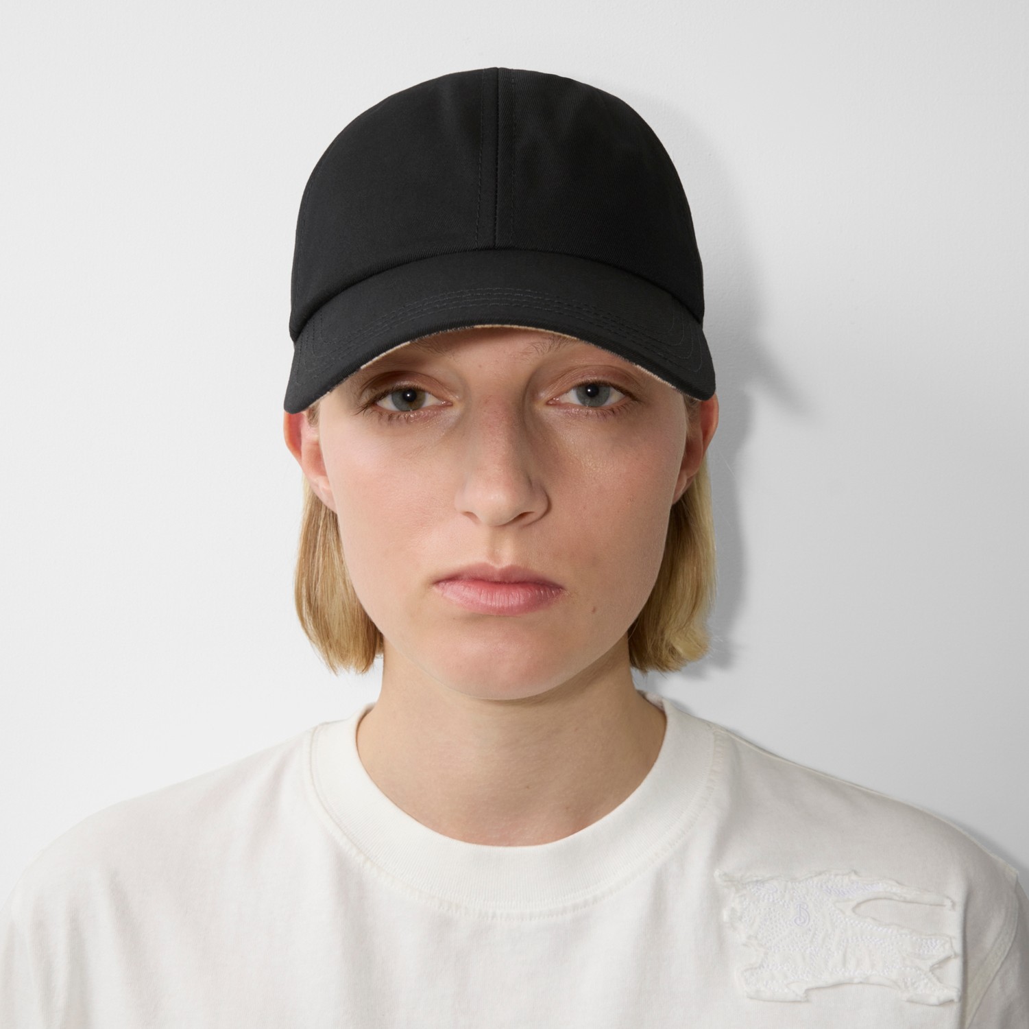 Cotton Blend Baseball Cap in Black - Men | Burberry® Official Cotton Blend Baseball Cap in Black - Men | Burberry® Official