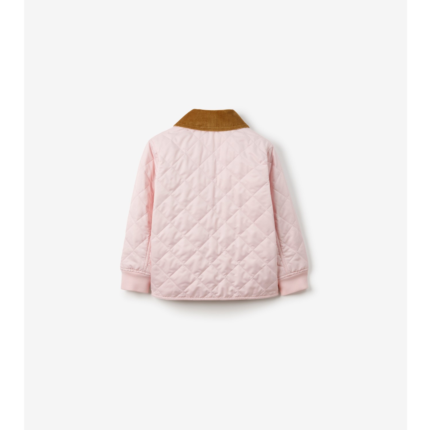 Pale pink quilted clearance jacket