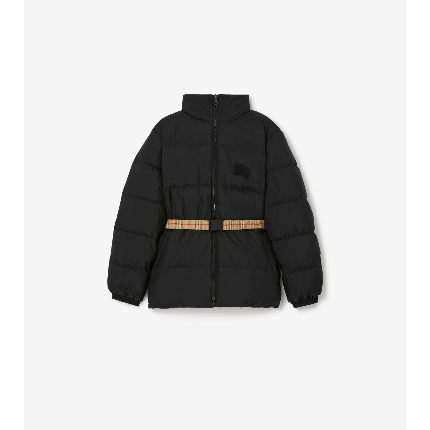 Burberry reversible check sales puffer jacket