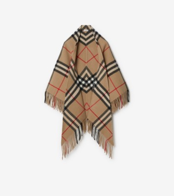 Burberry mega rainbow check hot sale cape