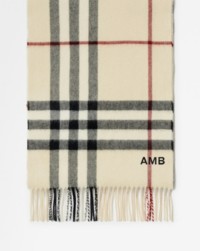 Burberry shawl store with initials