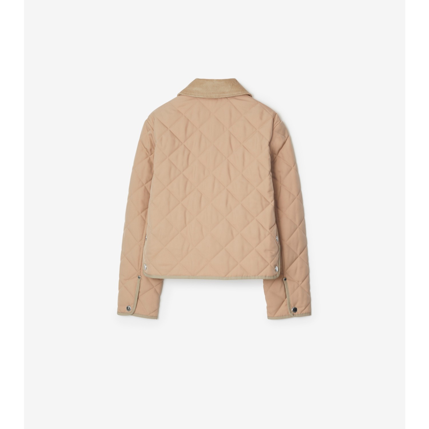 Cropped Quilted Thermoregulated Barn Jacket