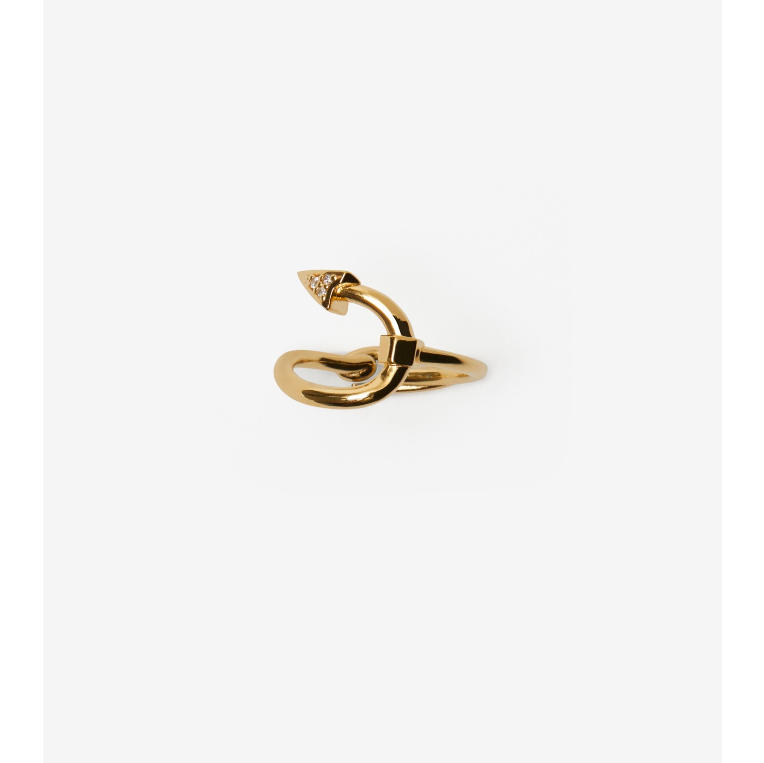 Anillo Hook con pavé