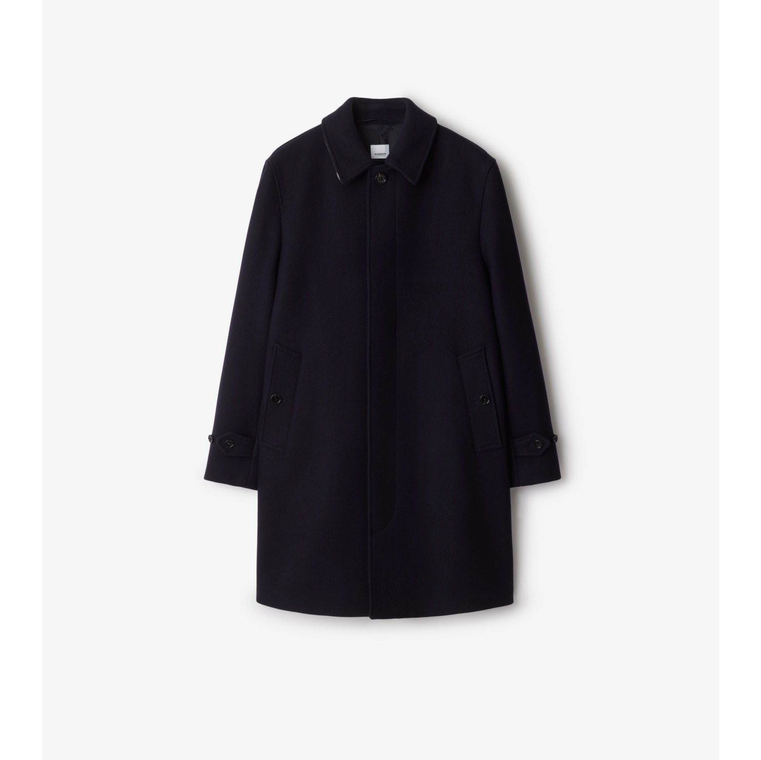 Car coat medio in misto lana