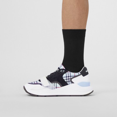 burberry suede sneakers