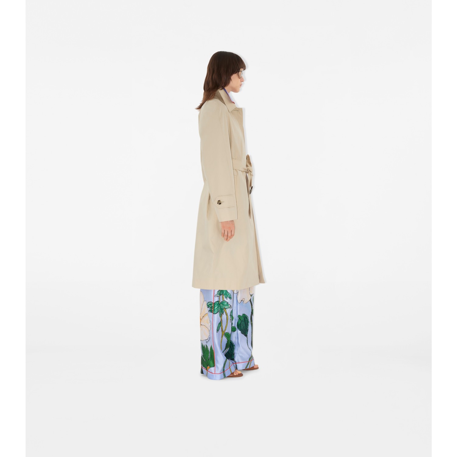 Long Highgrove Gabardine Car Coat