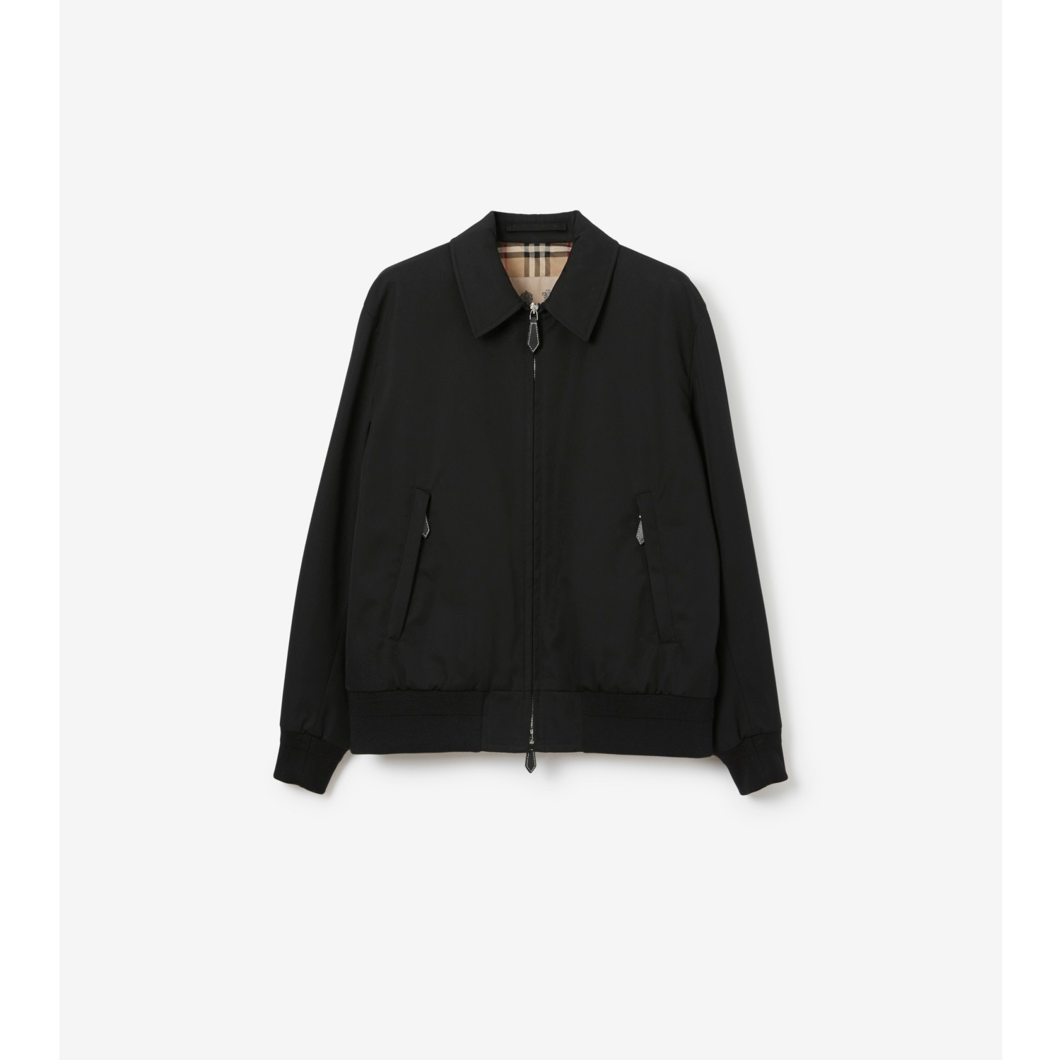 Soho Heritage Harrington Jacket in Black - Men | Burberry® Official