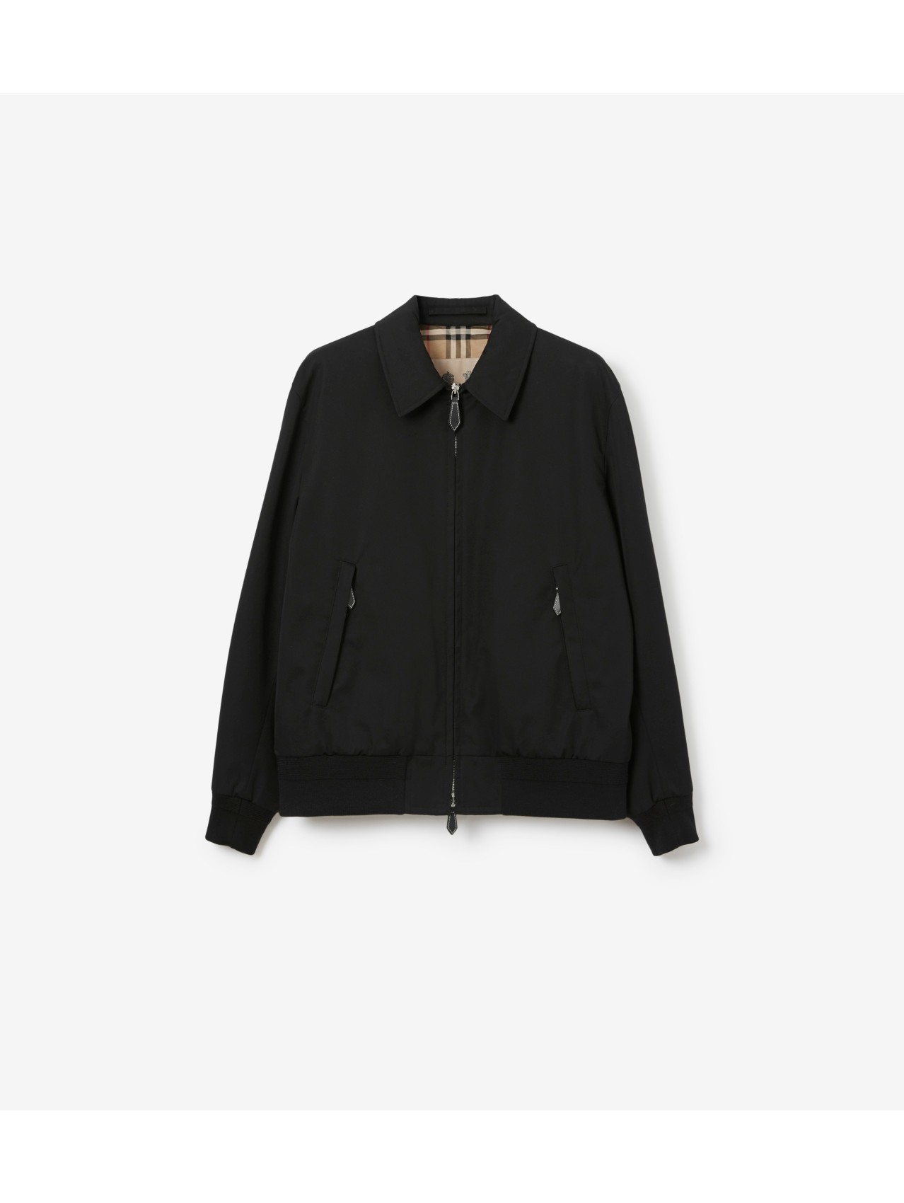 Soho Heritage Harrington Jacket in Black - Men | Burberry® Official