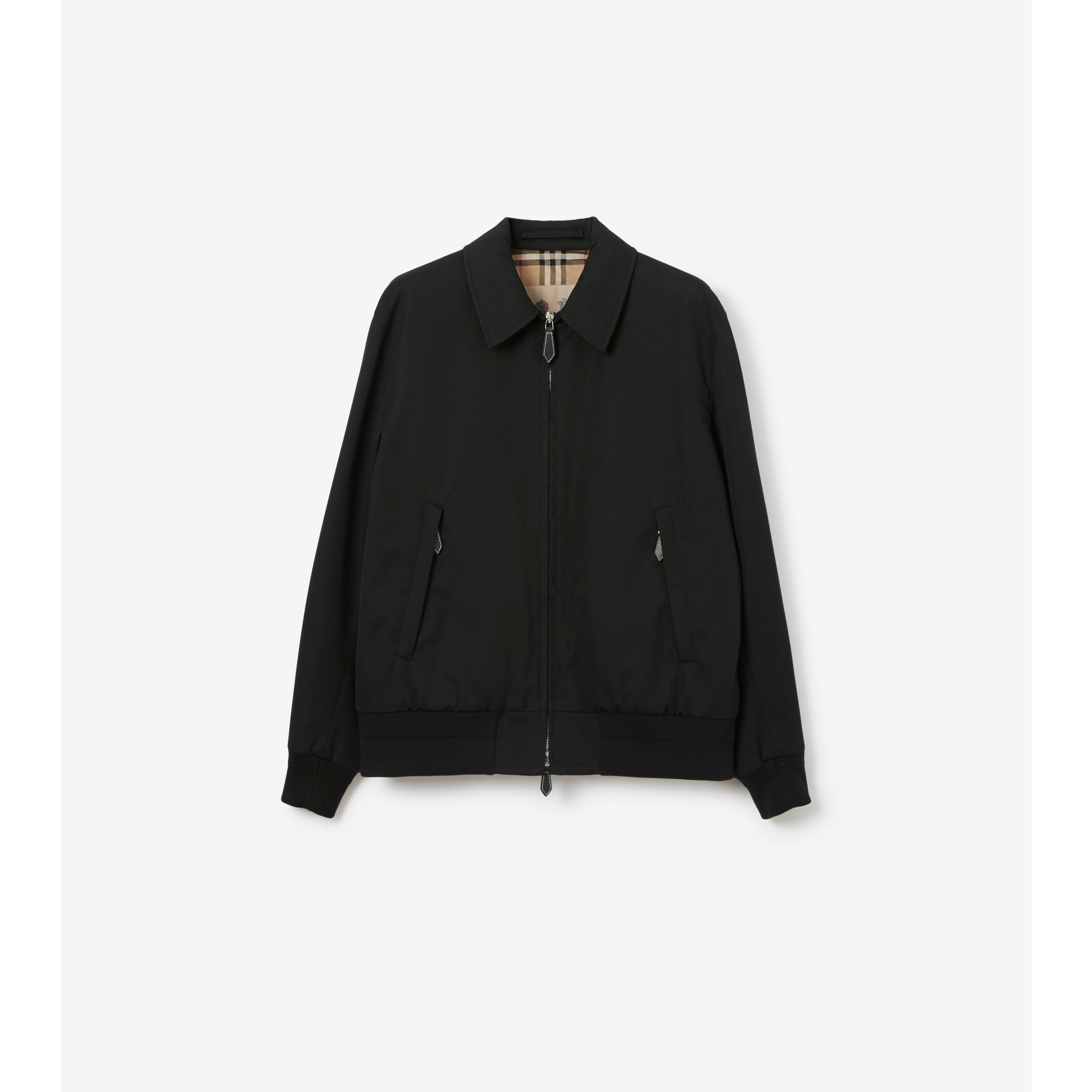 Veste Harrington Bicolore Charcoal Homme