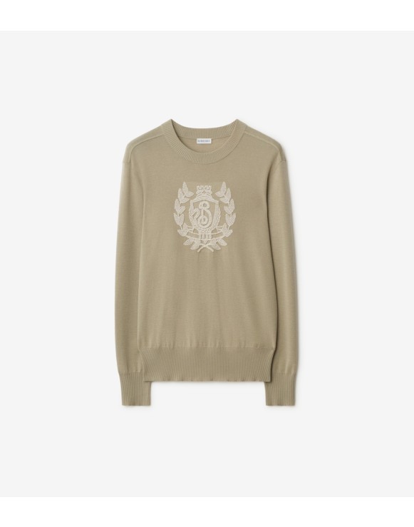 B Crest Wool Sweater