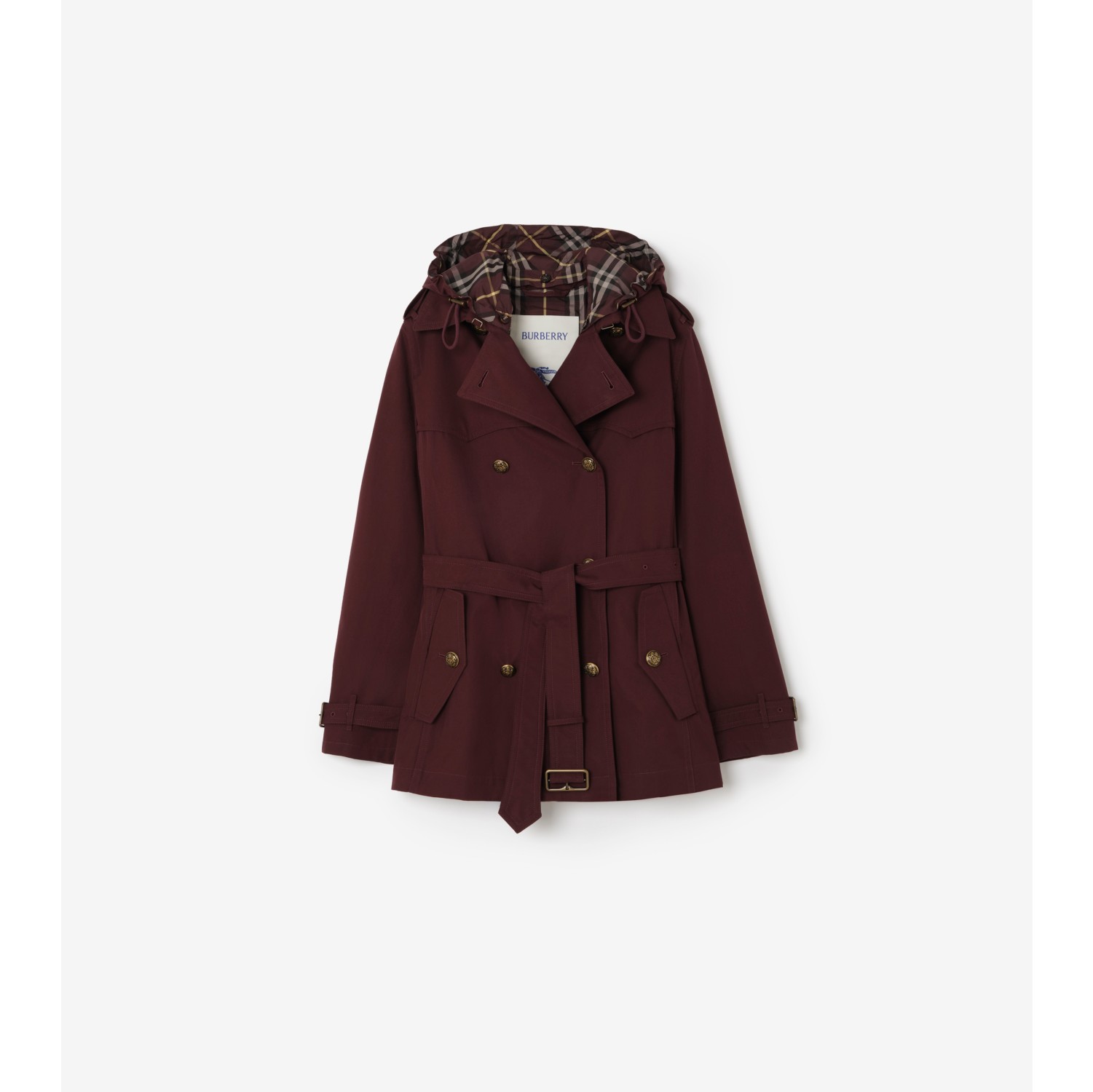 Short Tropical Gabardine Foxfield Trench Coat