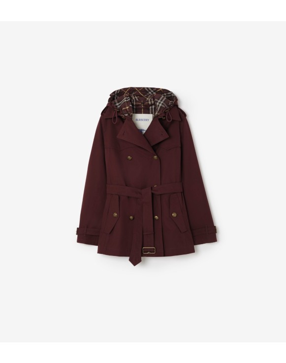Short Tropical Gabardine Foxfield Trench Coat