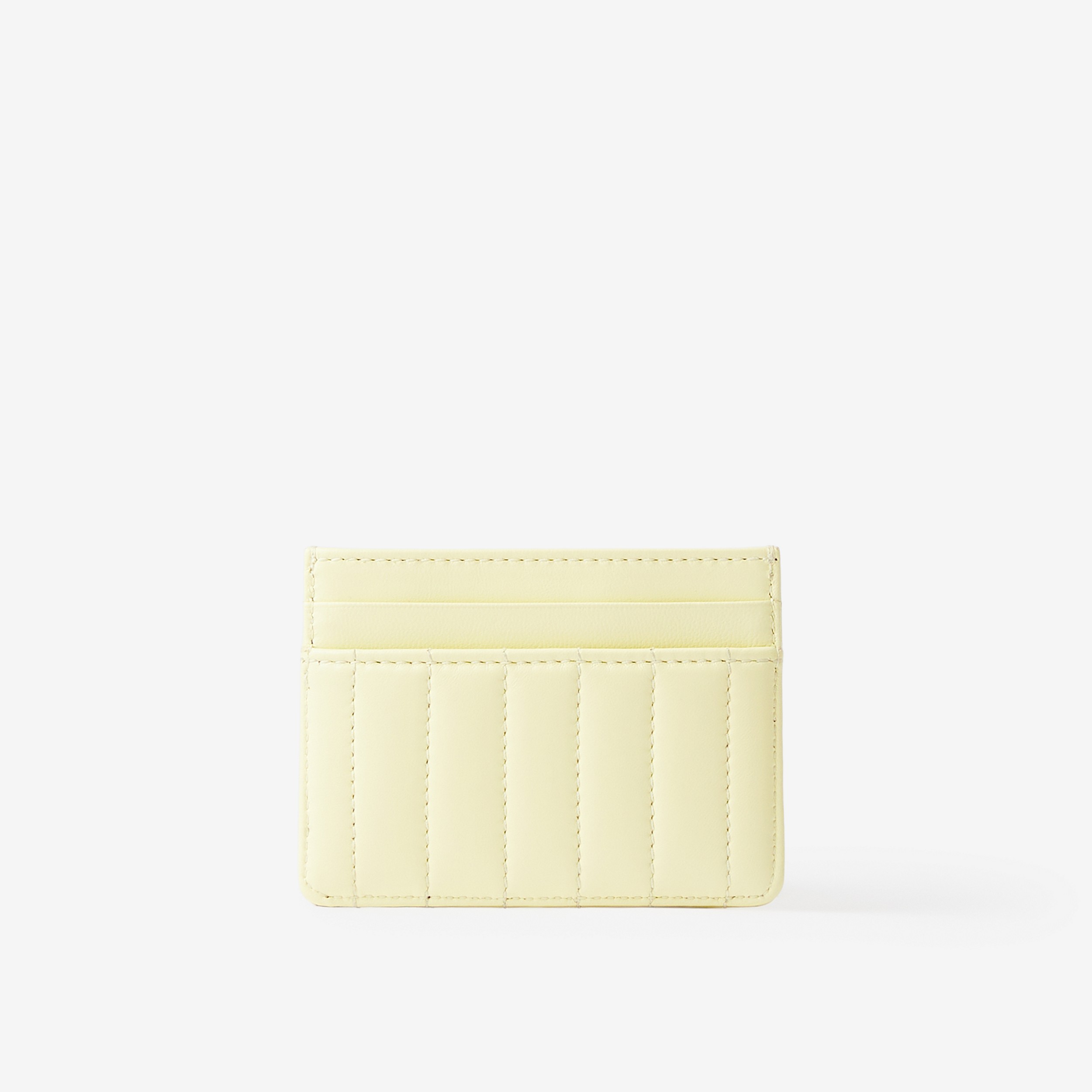 Quilted Leather Lola Card Case in Cool Lemon - Women | Burberry® Official - 3