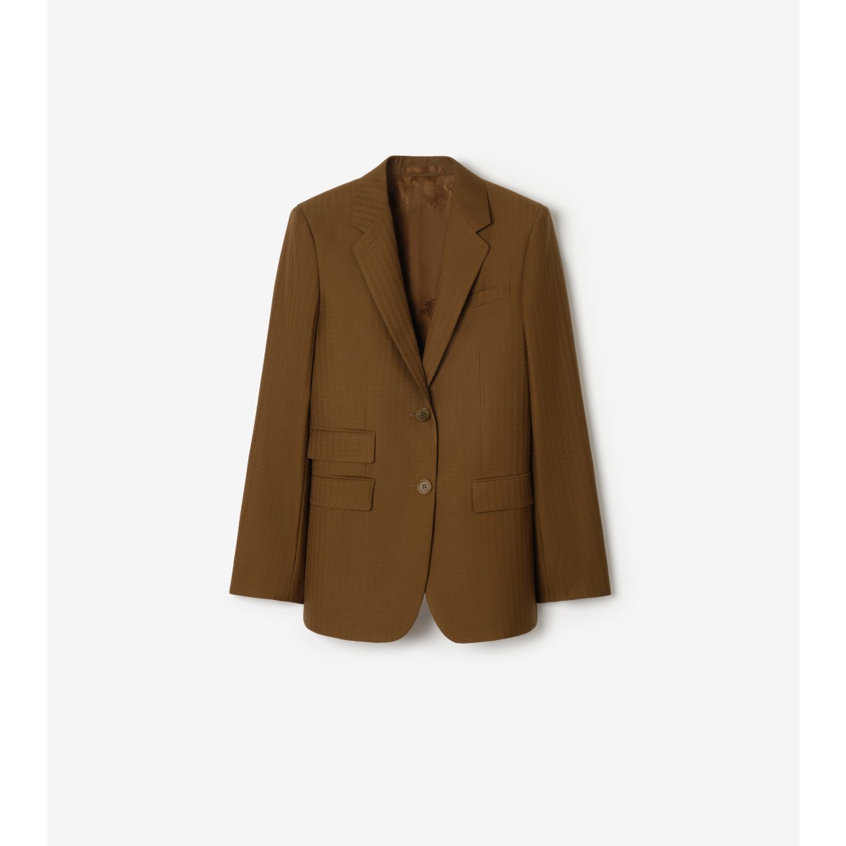  Stripe Wool Mohair Tailored Jacket