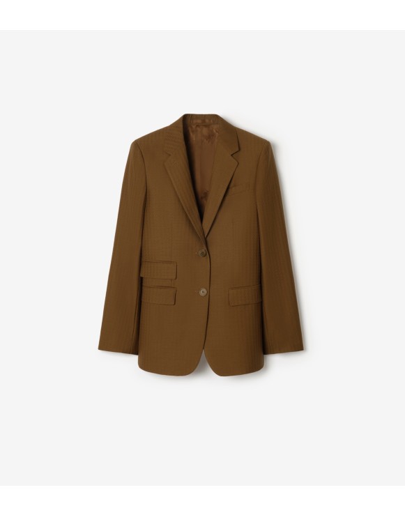 Veste tailleur en laine et mohair