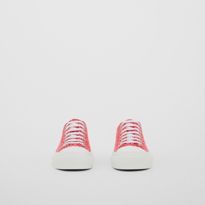 burberry monogram sneakers