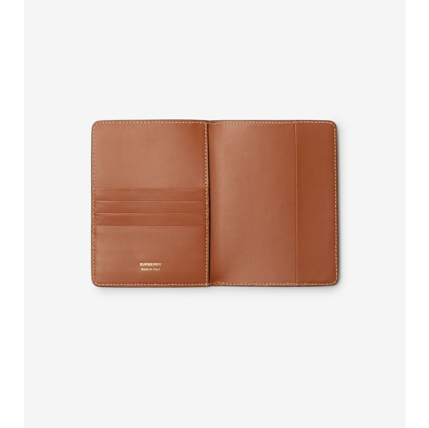 Burberry leather passport holder on sale