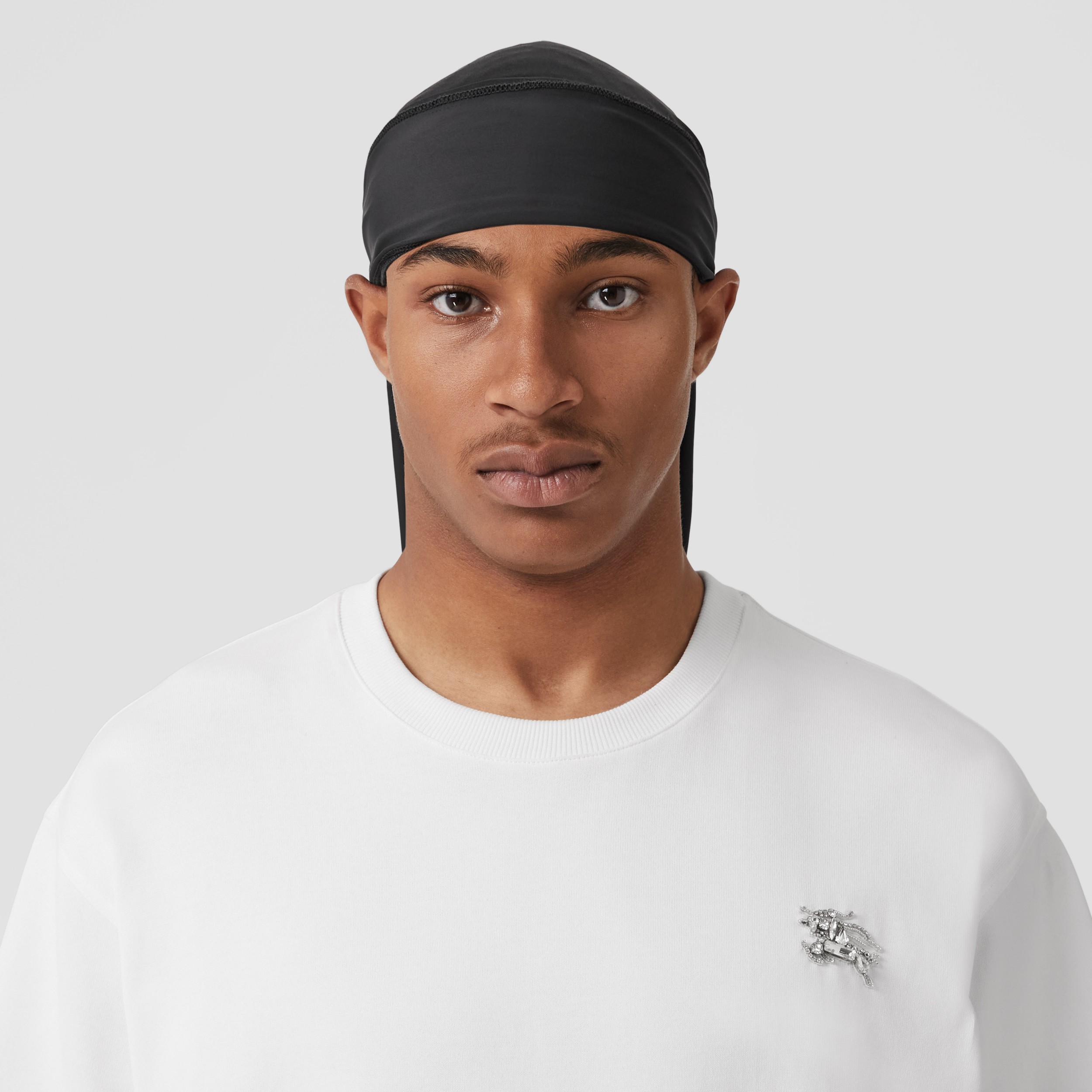 Crystal EKD Cotton Jersey T-shirt in White - Men | Burberry® Official - 2