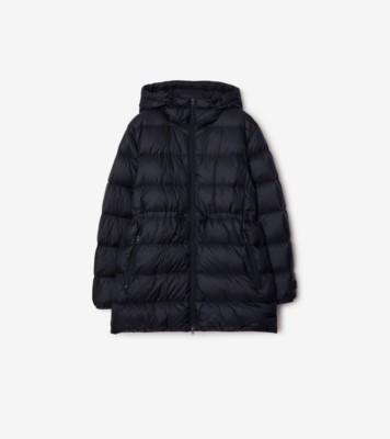 Nylon Puffer Jacket in Indigo purple - Women | Burberry