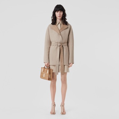 burberry wool wrap coat