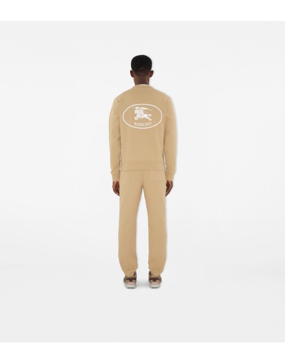 Knight Stamp Cotton Jogging Pants