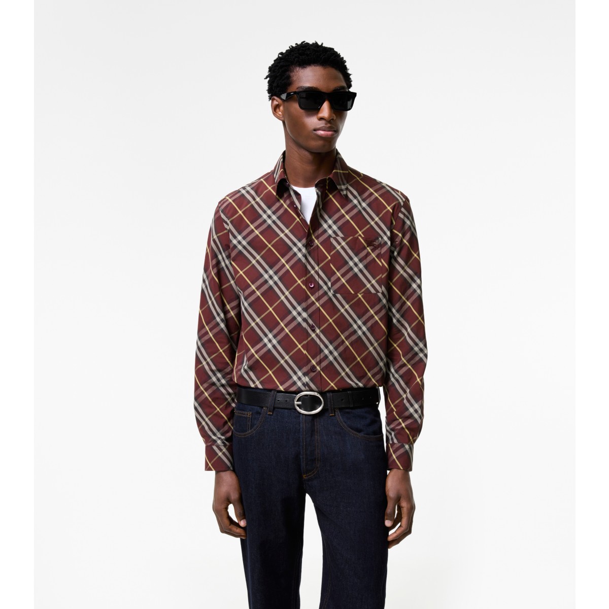  Check Classic Fit Cotton Shirt