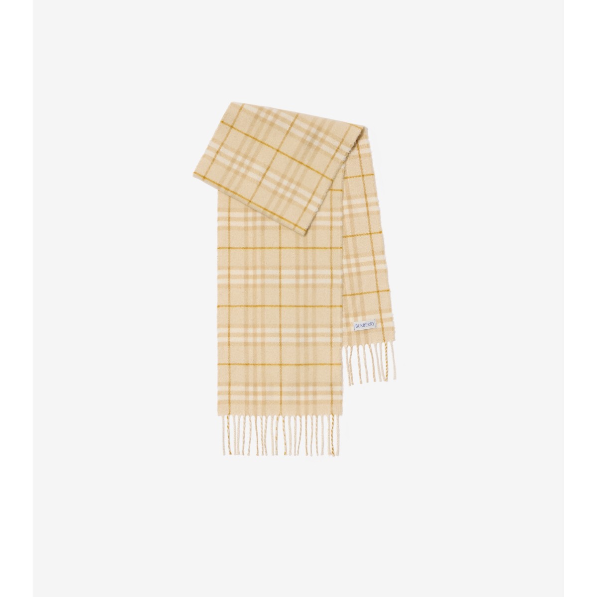  Check Cashmere Blend Scarf