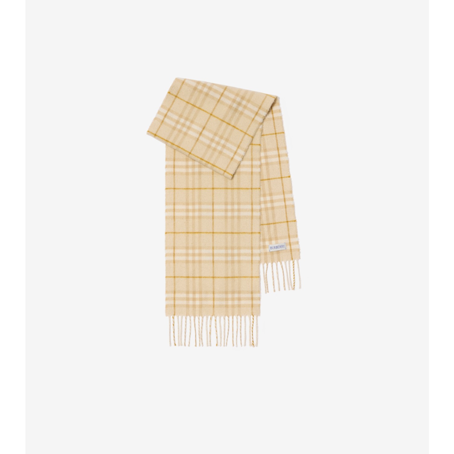 Check Cashmere Blend Scarf