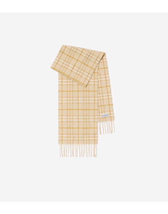 Check Cashmere Blend Scarf