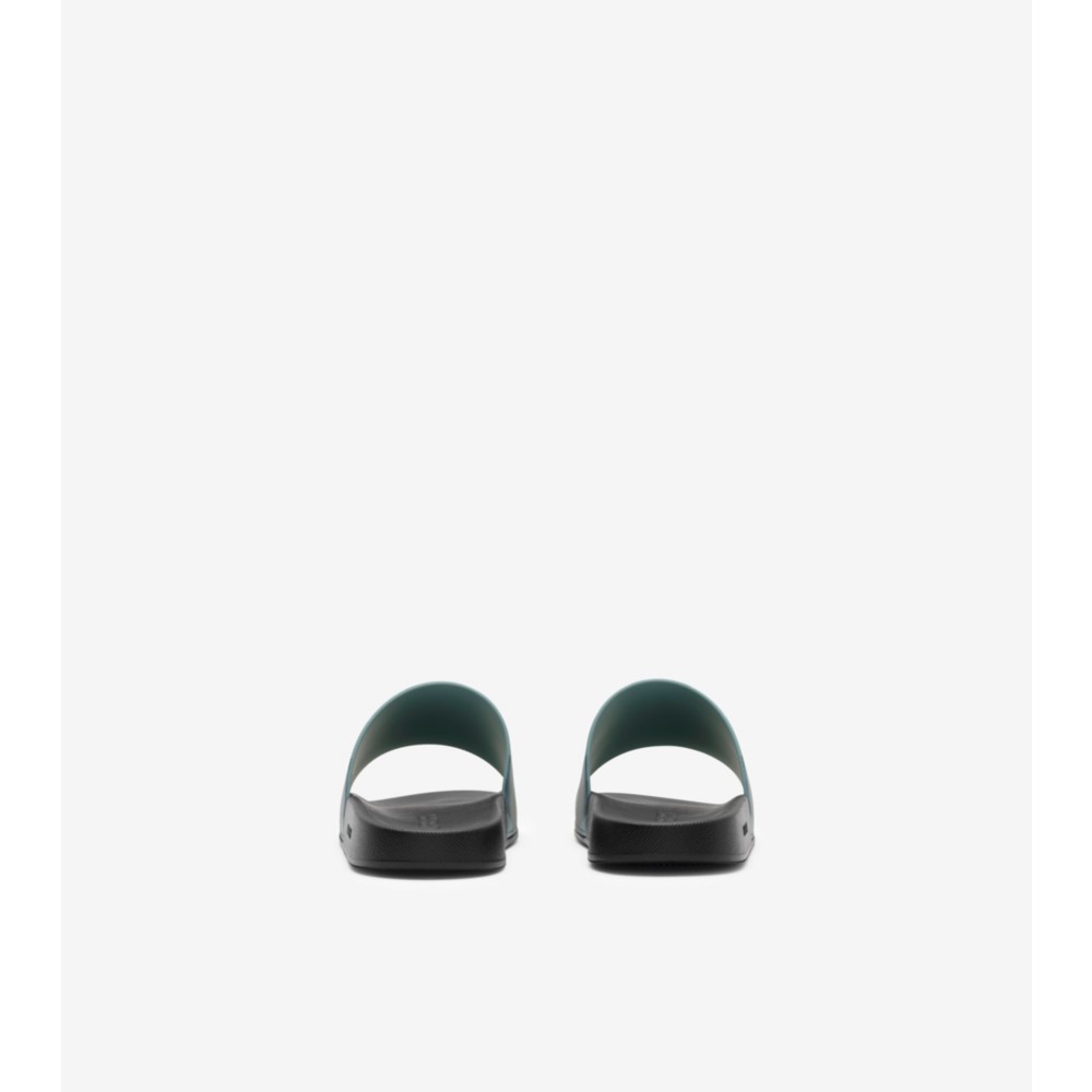 버버리 슬라이드 체크 (블루 아크틱) 81312271001