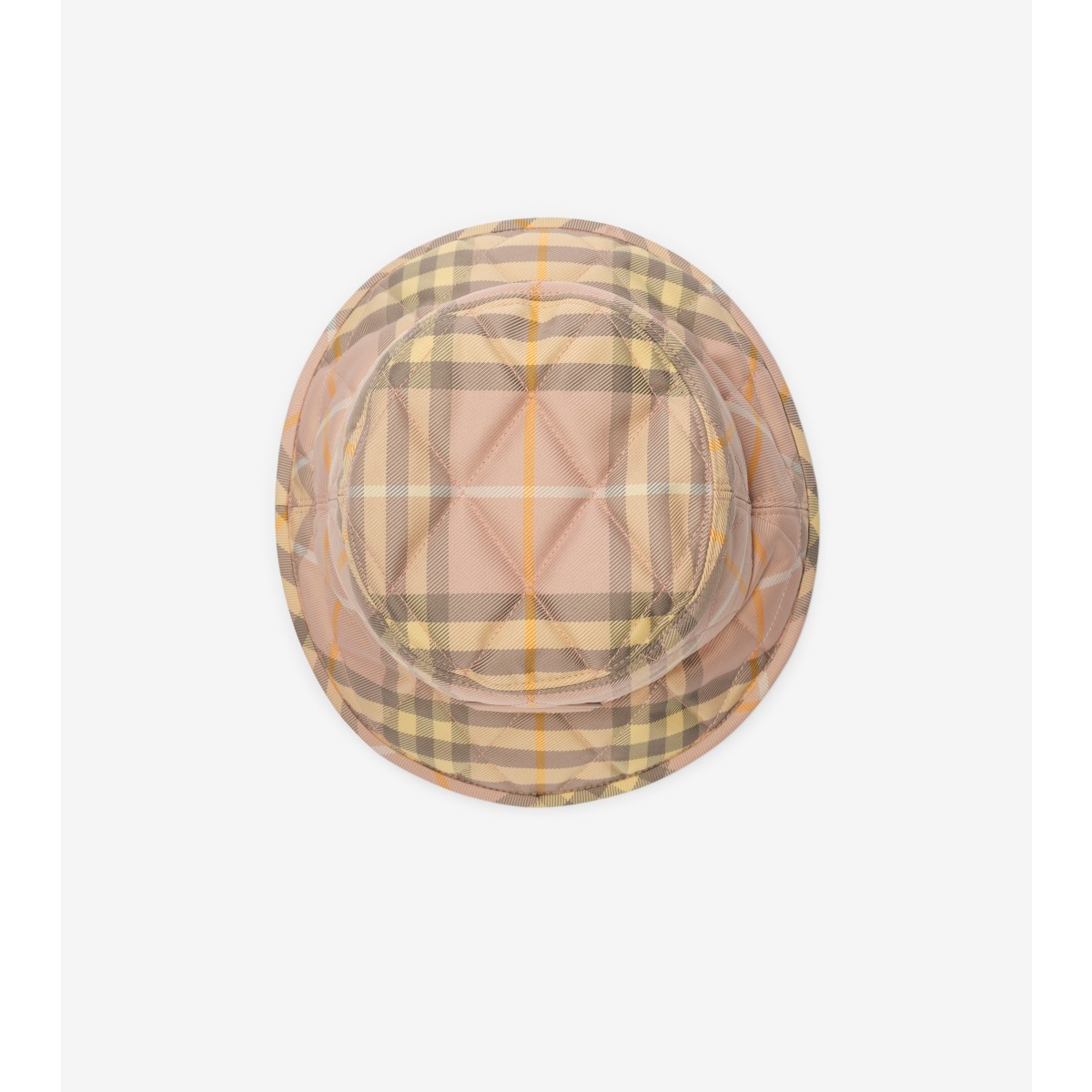  Check Quilted Horseshoe Bucket Hat
