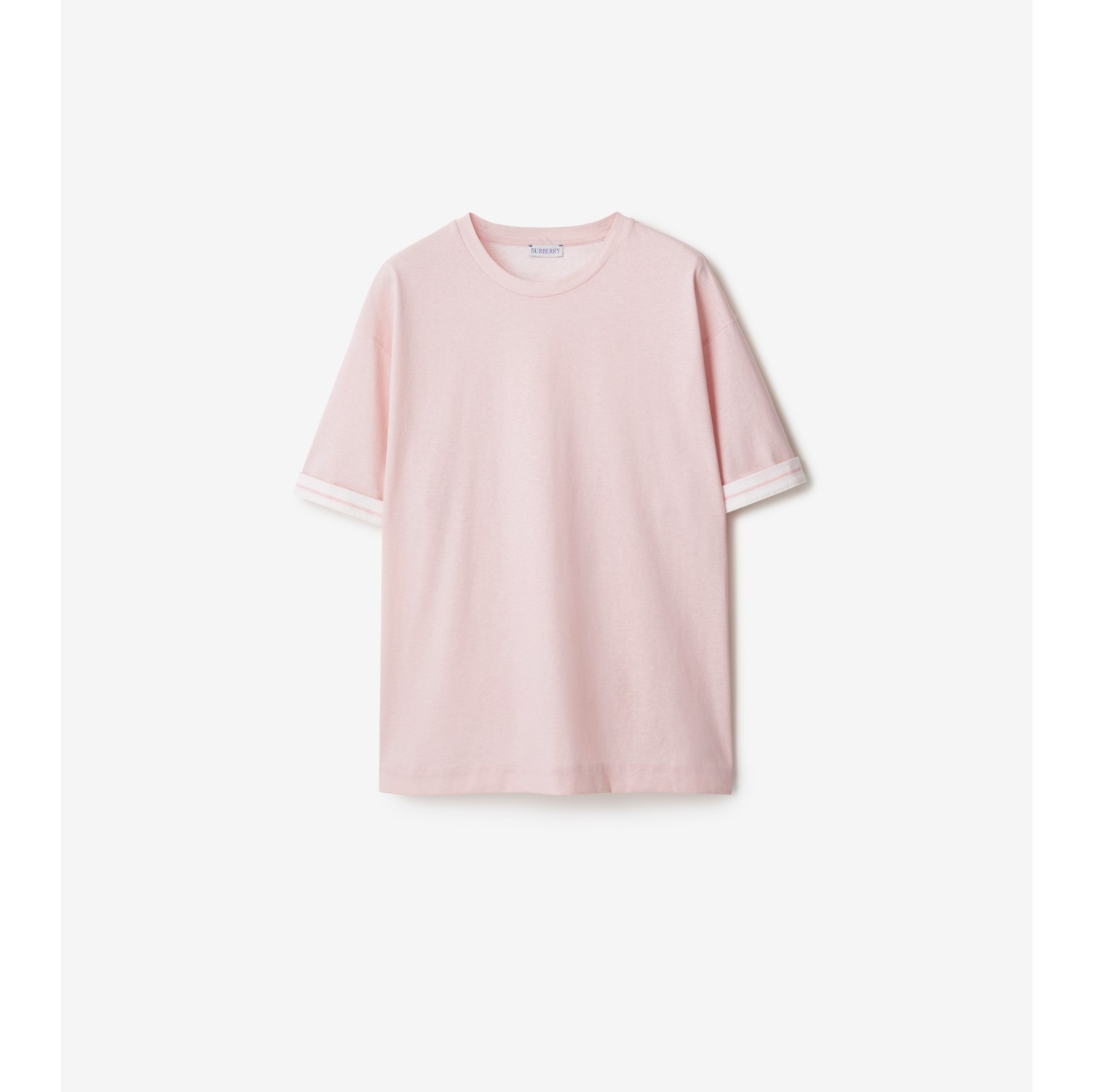 Pink burberry t store shirt