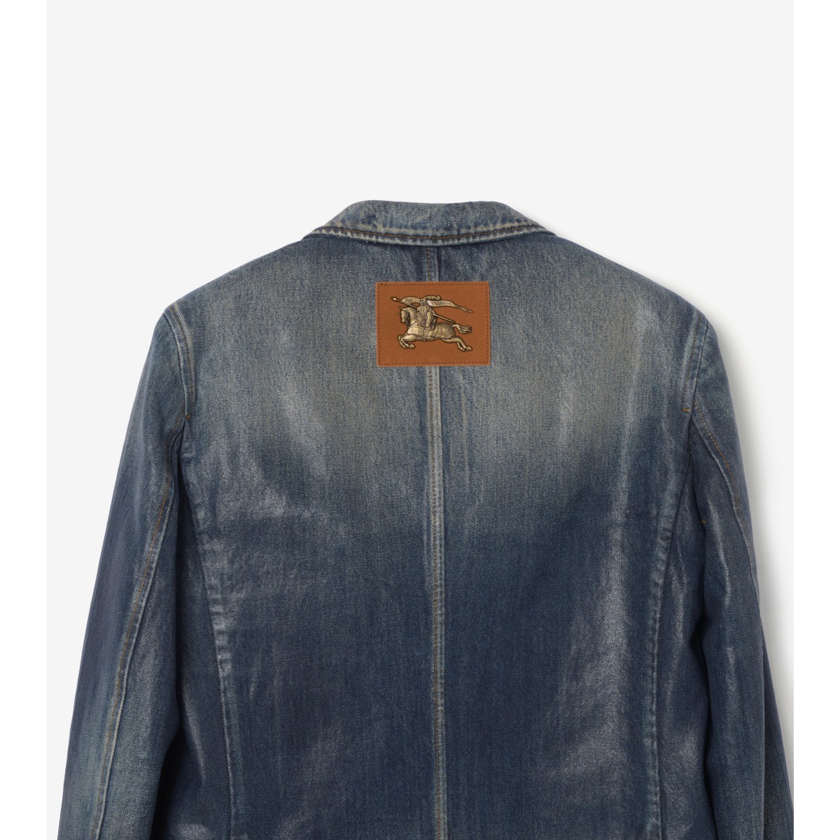  Coated Denim Tailored Jacket