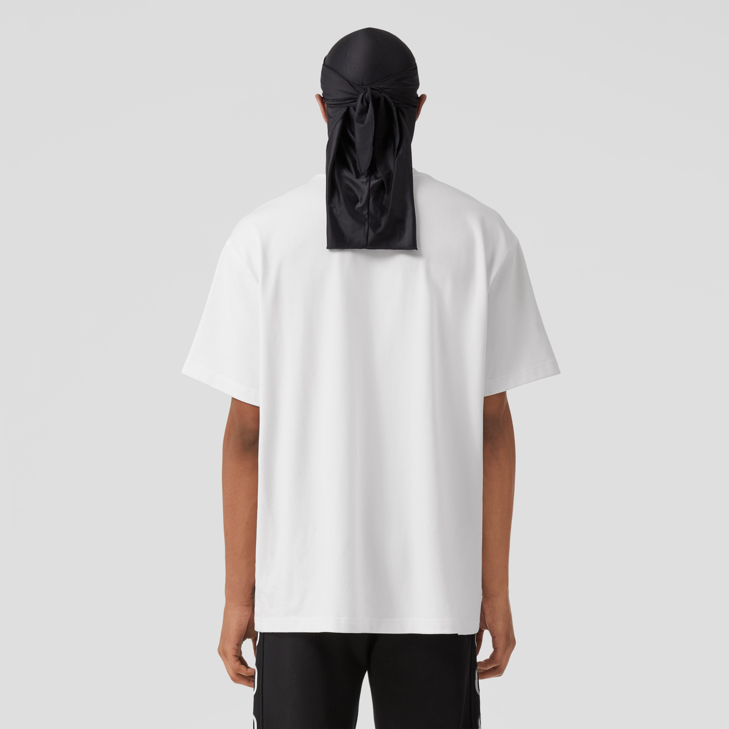 Crystal EKD Cotton Jersey T-shirt in White - Men | Burberry® Official - 3
