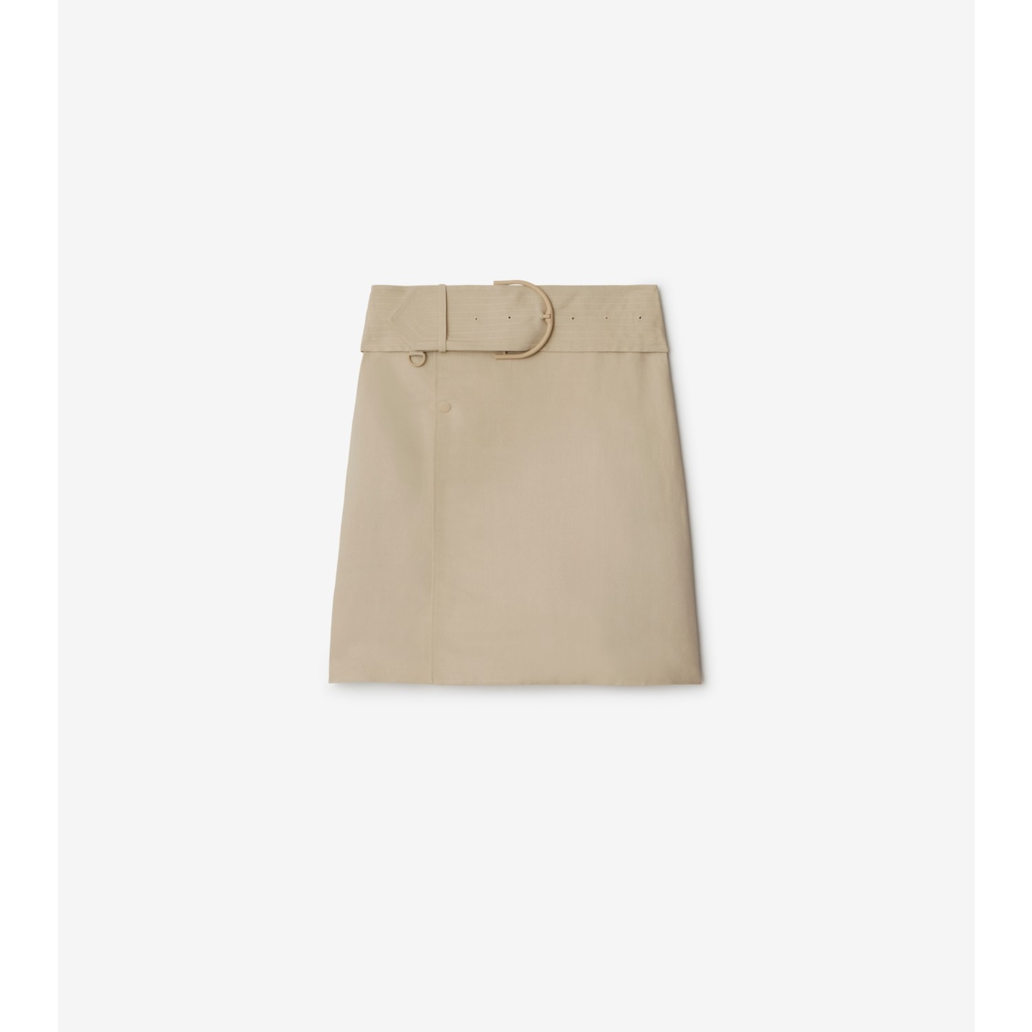 Canvas Trench Skirt