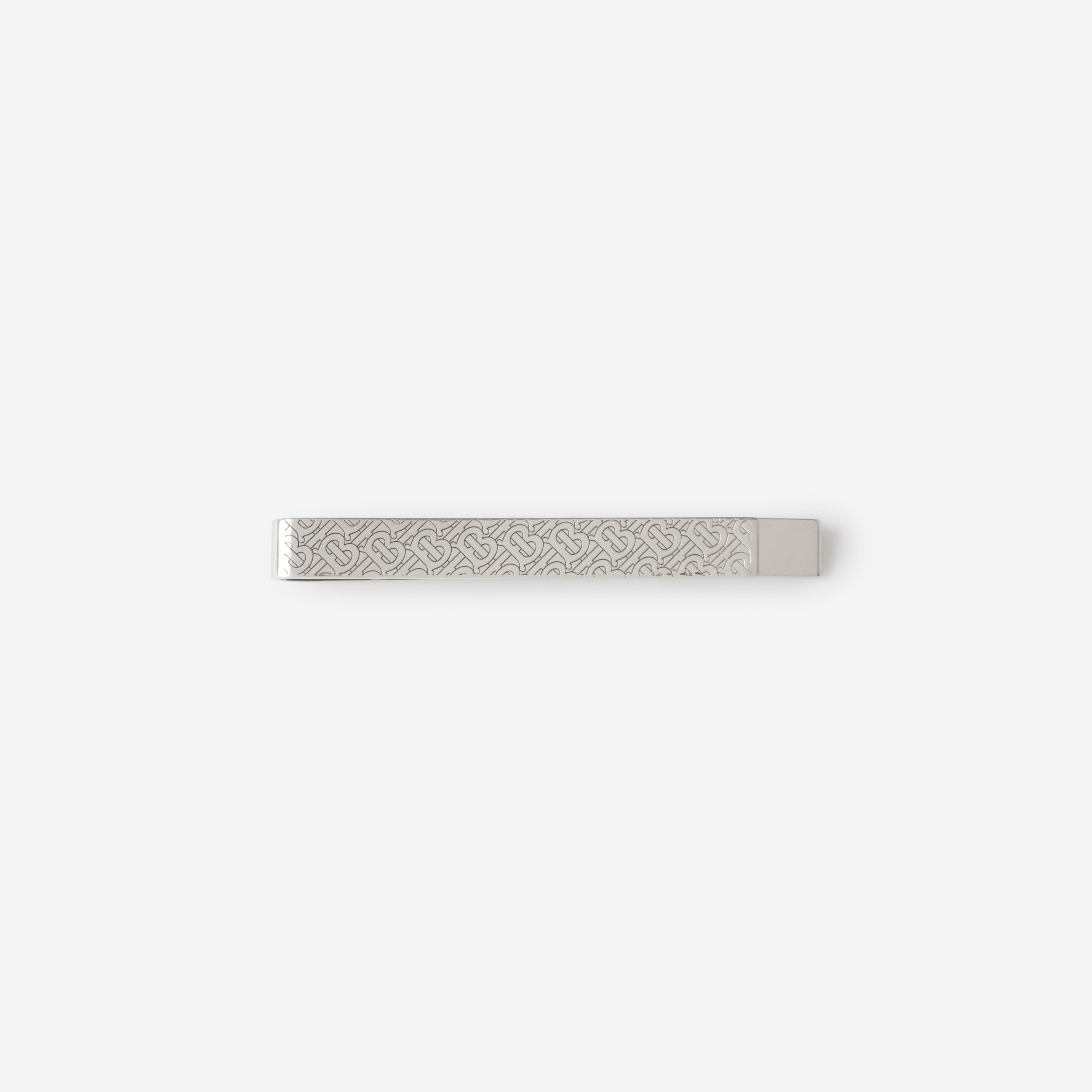 Monogram Motif Palladium-plated Tie Bar - Men | Burberry® Official - 1