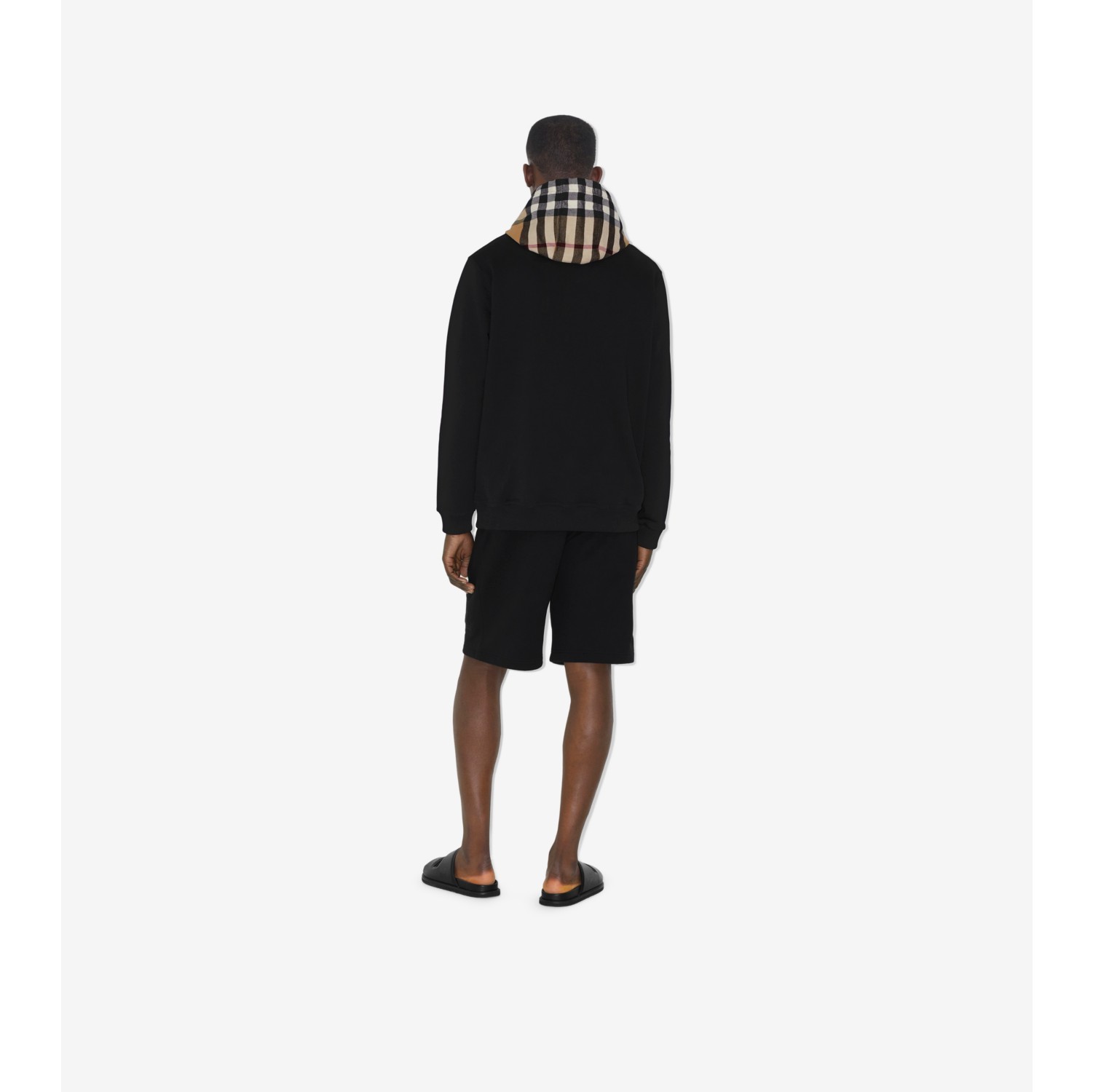 Burberry check cheap print hoodie